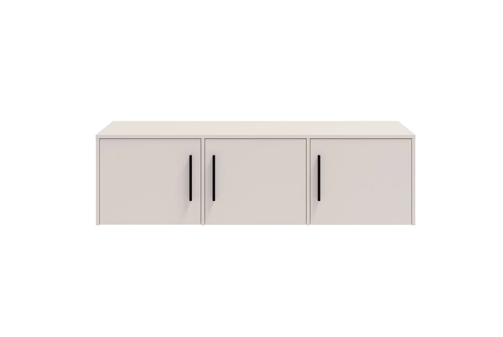 Maxione wardrobe extension 150 cm, beige, functional cabinet, will increase space for storing clothes, shoes and accessories - Image 3