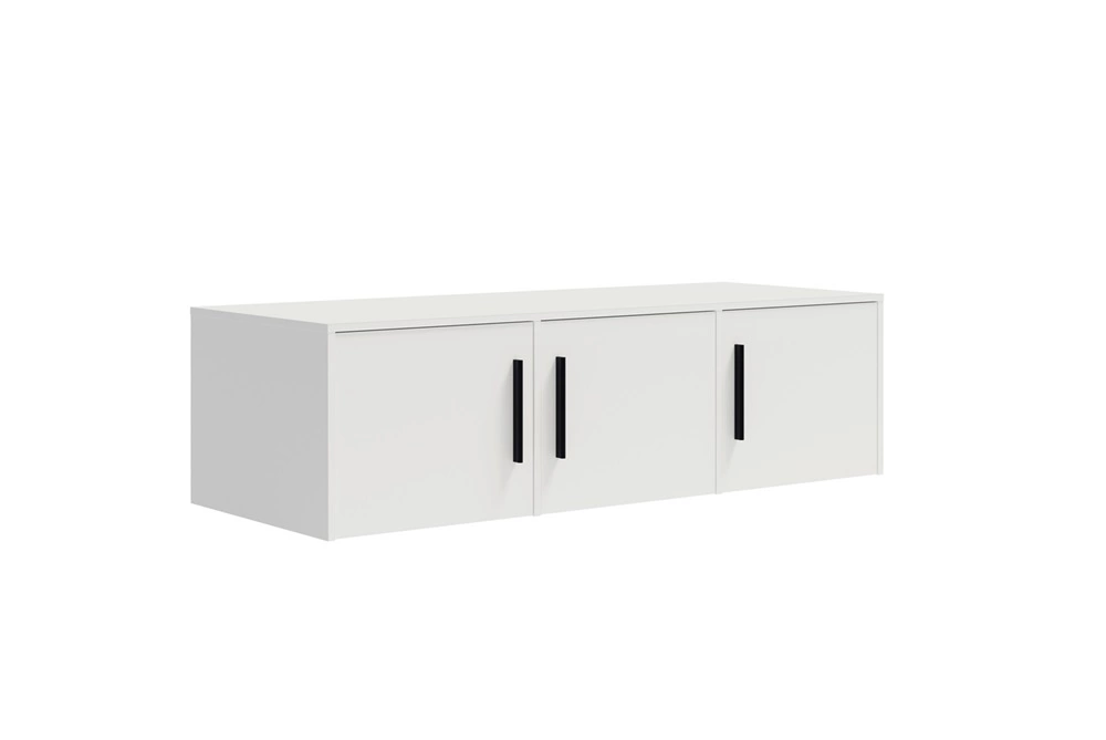 Maxione wardrobe extension, 150 cm, white, functional cabinet will increase storage space for clothes, shoes and accessories