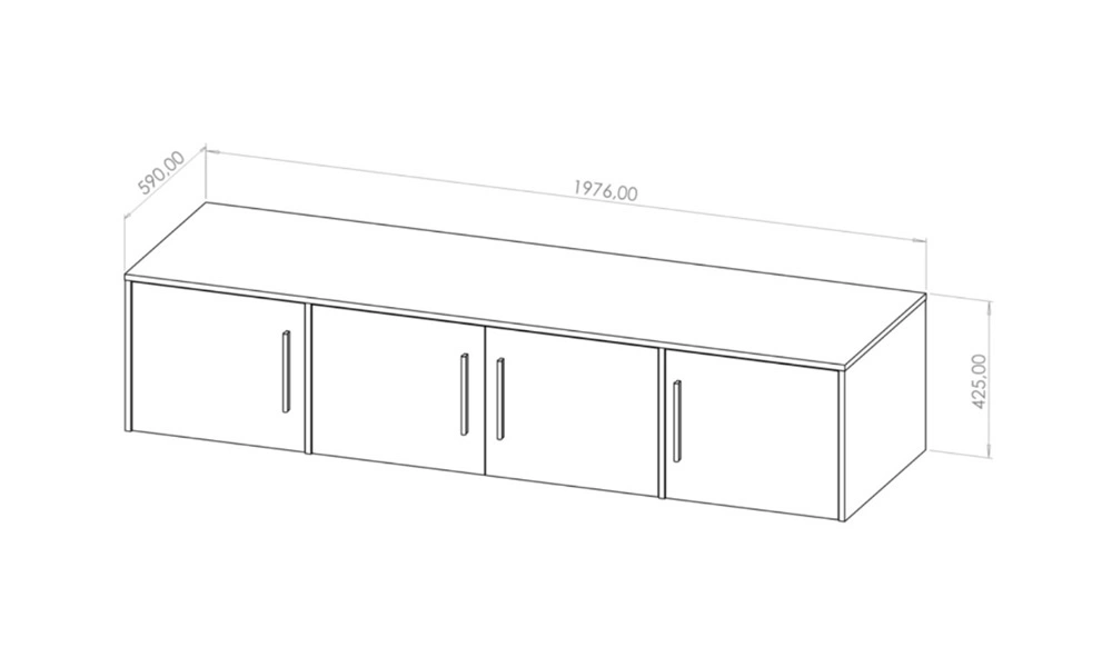 Maxione wardrobe extension, 198 cm, white, functional cabinet, will increase the space for storing clothes, shoes and accessories - Image 2