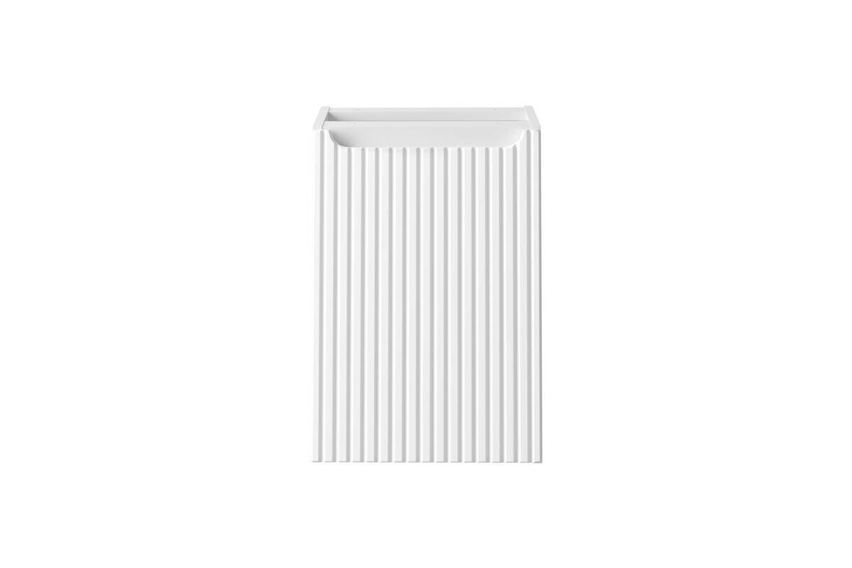 Nova white countertop cabinet, 40 cm, 1 door and laundry basket - Image 3