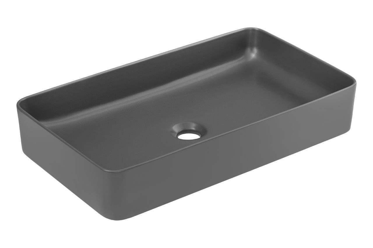 Modern washbasin E-6275 DARK MATT GREY