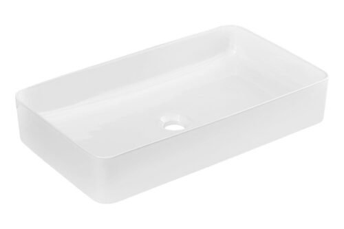 Modern slim washbasin E-6275 WHITE