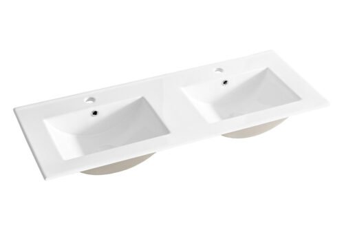 Double ceramic washbasin LAVA 120/8003 120 cm