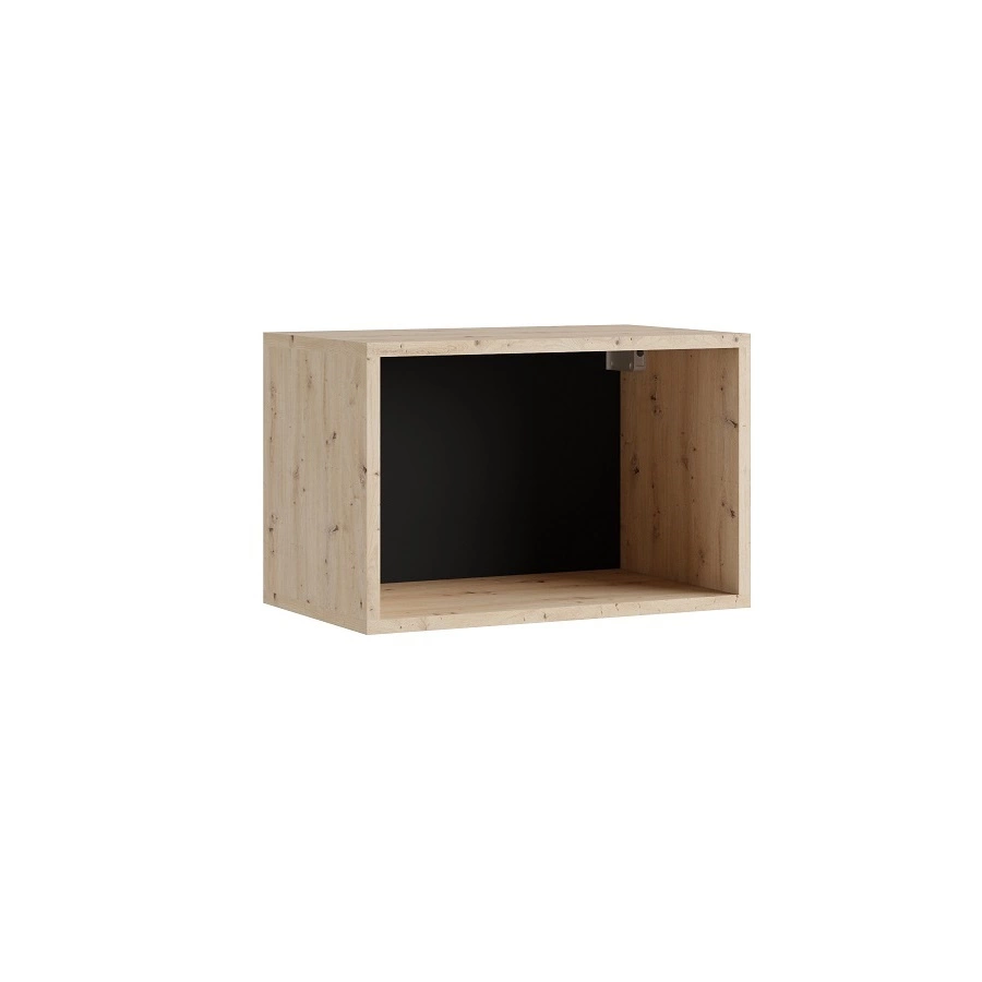 CALABRINI shelf, 50 cm, artificial oak color, attractive visual and functional design, simple shape, suitable for any interior