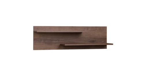 Denver shelf, 100 cm, monastery oak, modern and practical wall shelf – functional living room or lounge furniture