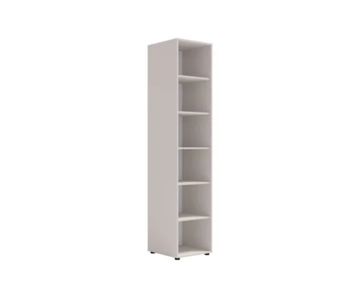 Maxione 45 cm beige bookshelf, functional bookshelf, perfect for furnishing a teenager’s room or office, simple and versatile shape