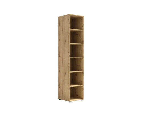 Maxione bookshelf, 45 cm, artistic oak, functional bookshelf, ideal for furnishing a teenager’s room or office, universal shape