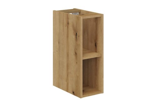 Open hanging shelf under the table top, 20 cm, Nova Oak color