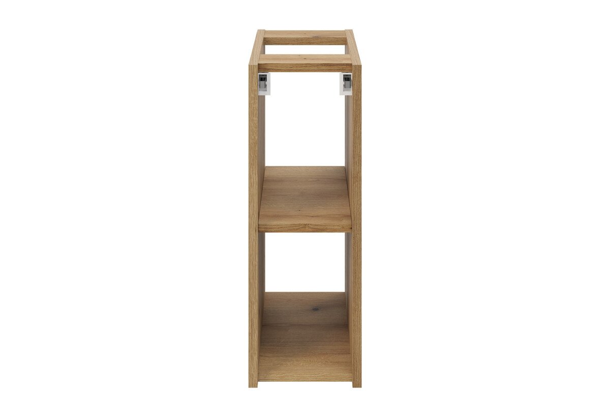 Open hanging shelf under the table top, 20 cm, Nova Oak color - Image 3