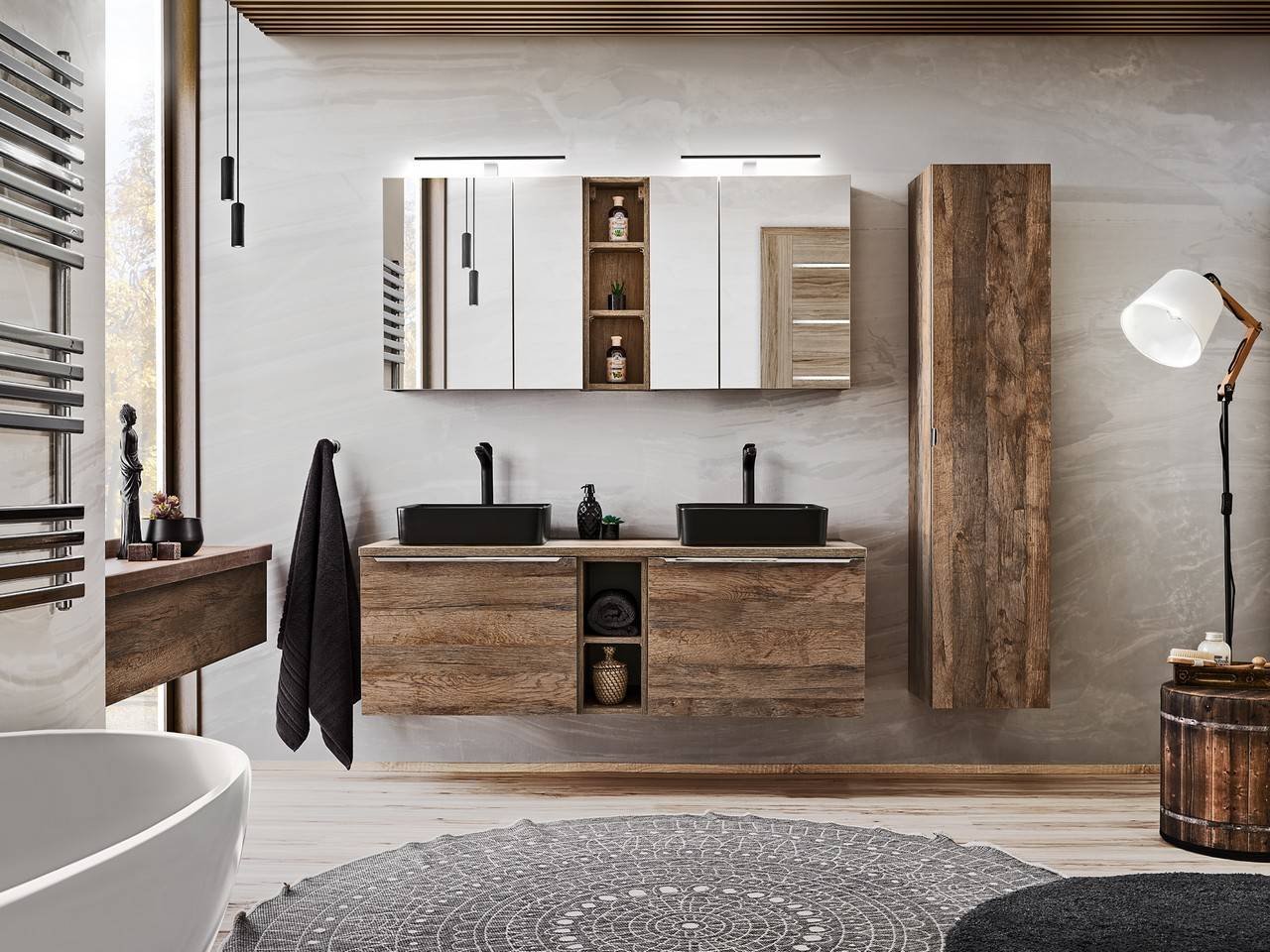 SANTA FE OAK 83-01-A Top shelf - Image 3