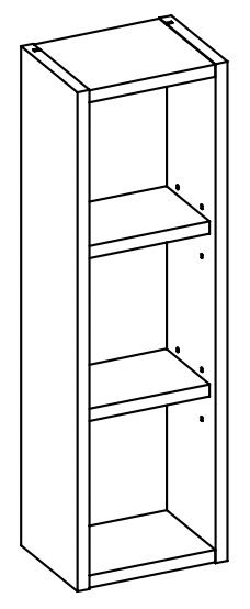 SANTA FE OAK 83-01-A Top shelf - Image 4