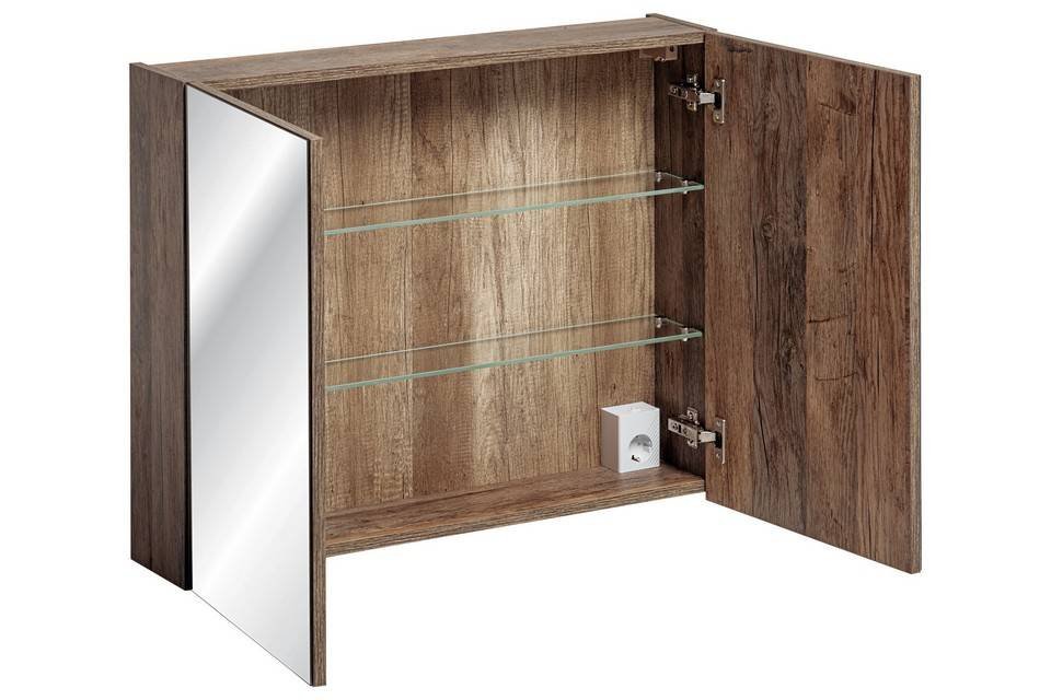 SANTA FE OAK 84-80-A-2D MIRROR CABINET 80 cm - Image 4