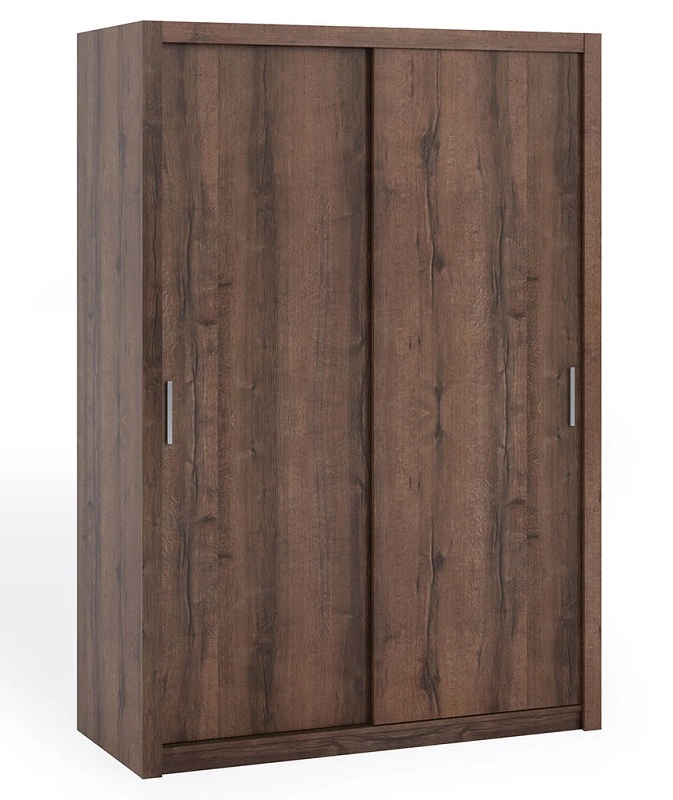 Rico sliding wardrobe 150 cm, monastery oak, functional furniture, classic shapes, ideal wardrobe for bedroom, dressing room or hallway