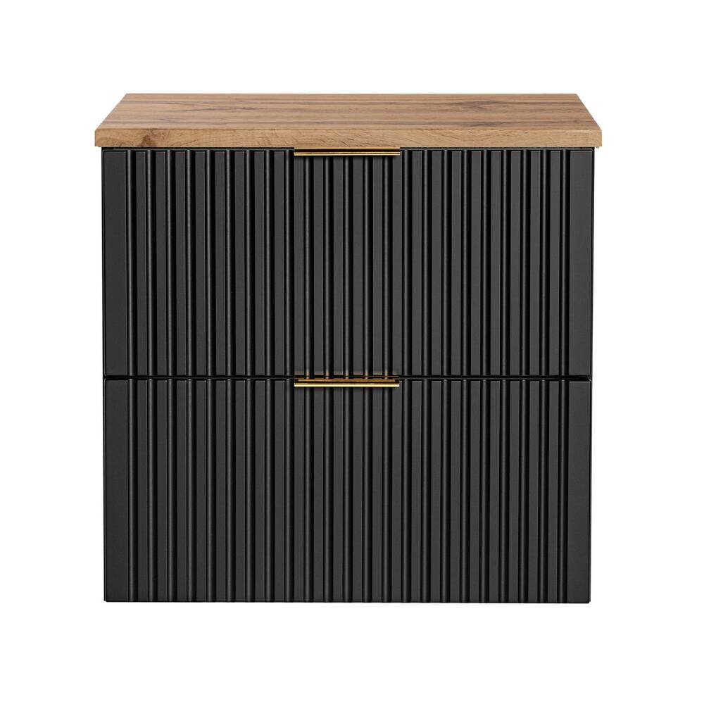 60 cm ADEL BLACK cabinet with table top