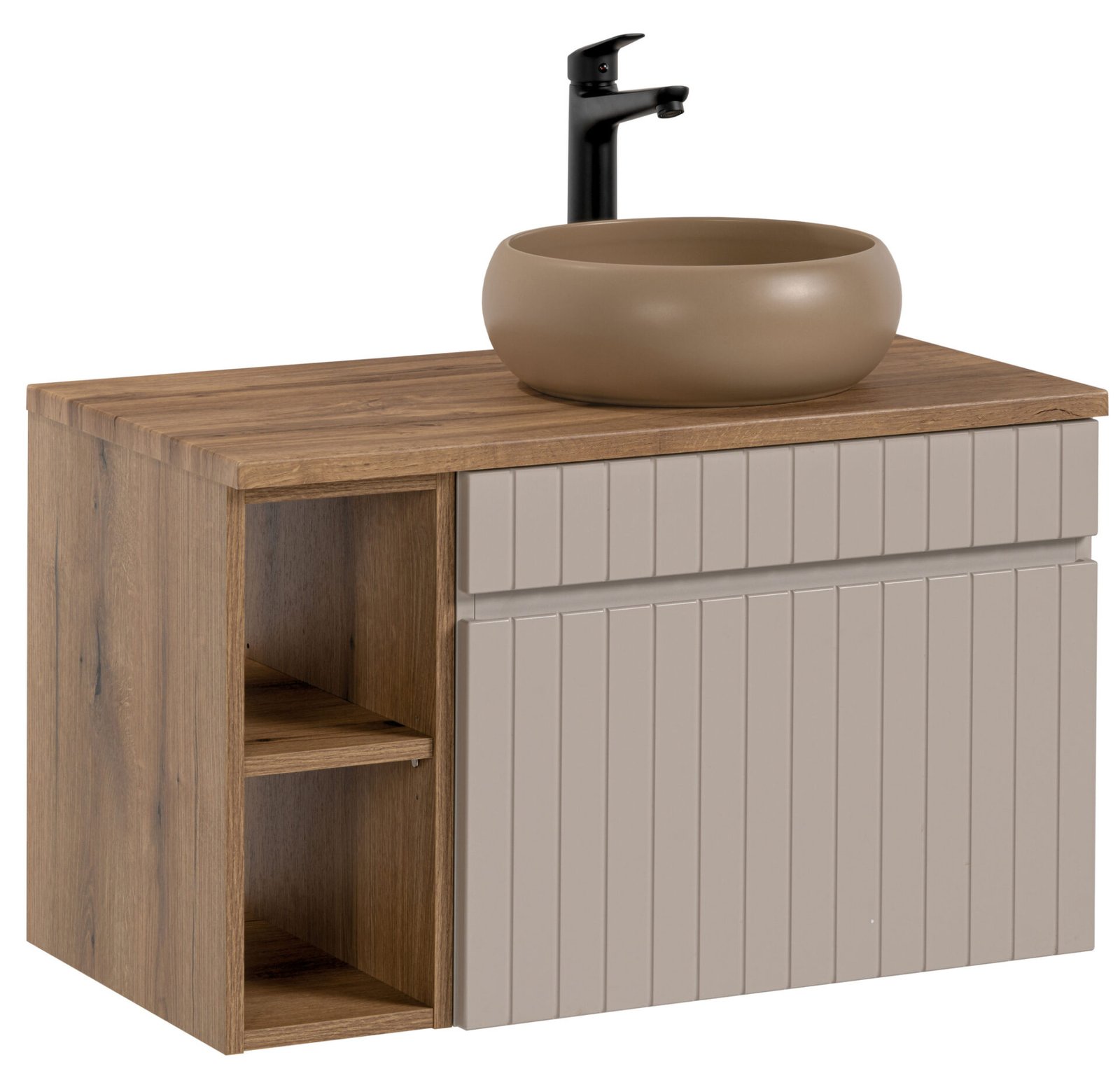 ICONIC KASHMIR 60 cm cabinet with WIKI MC washbasin and shelf