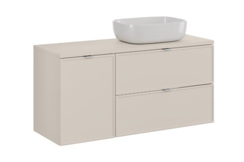 Bella cashmere cabinet 120 cm with countertop and sink