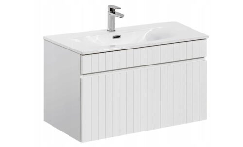 ICONIC WHITE 82-80-D-1S cabinet with Sky washbasin
