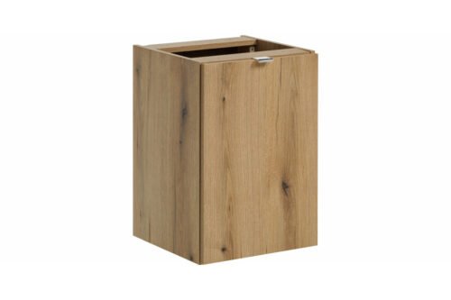 Coast Evoke Oak Undercounter Cabinet with Laundry Basket, 40 cm