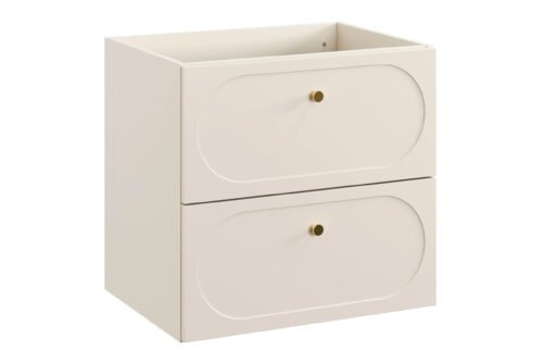 Donna Sand washbasin cabinet with 2 drawers, 60 cm