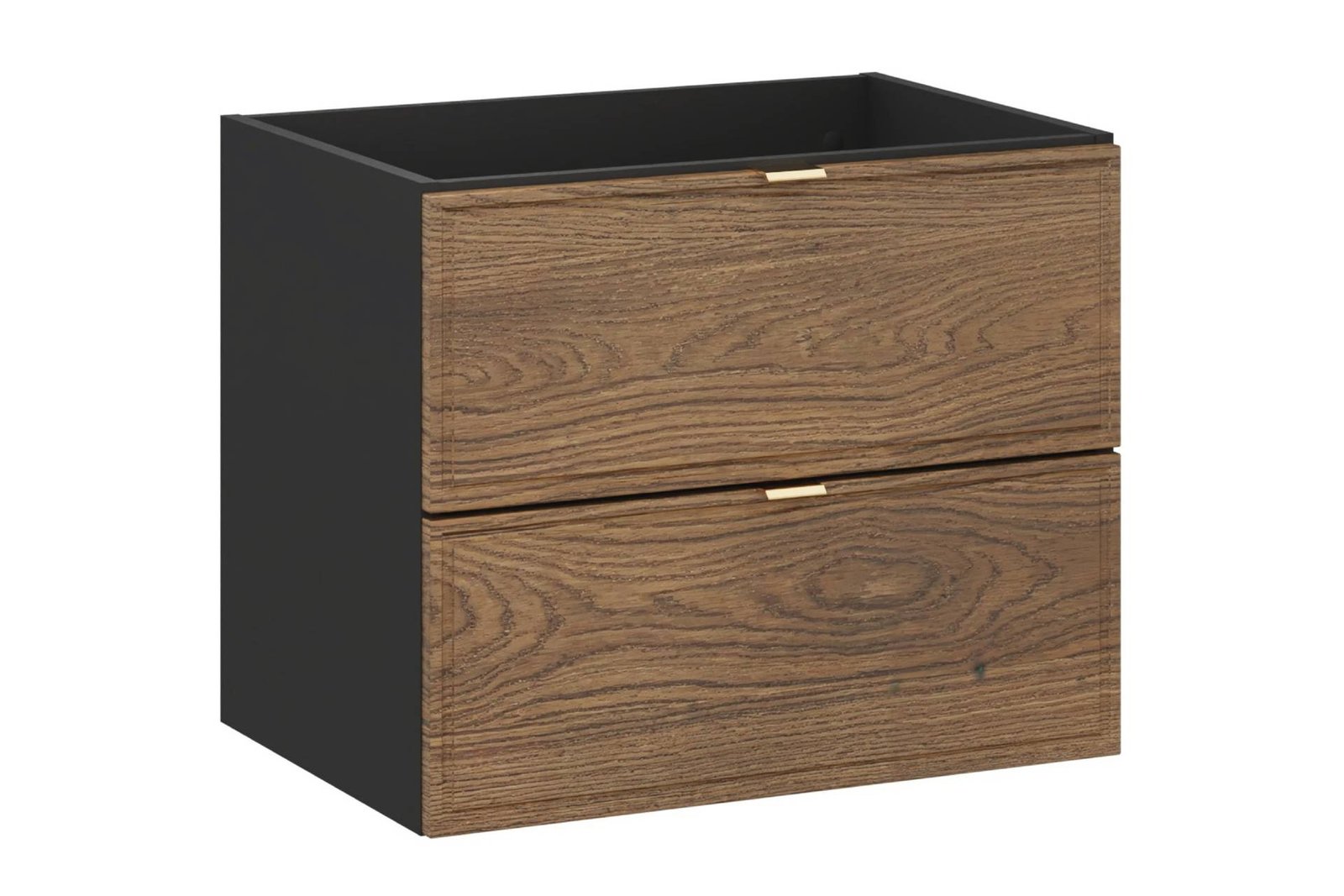 120 cm Talia Casella black matte washbasin cabinet with countertop set - Image 3