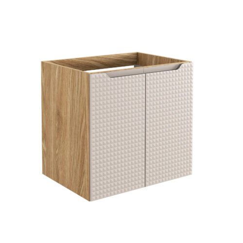Washbasin cabinet, 60 cm, Luxor beige