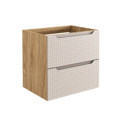 Washbasin cabinet, 60 cm, Luxor beige