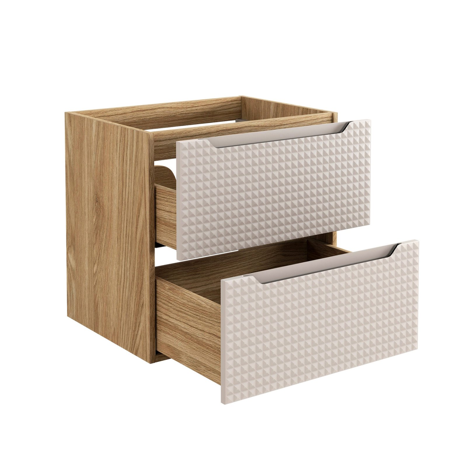 Washbasin cabinet, 60 cm, Luxor beige - Image 3
