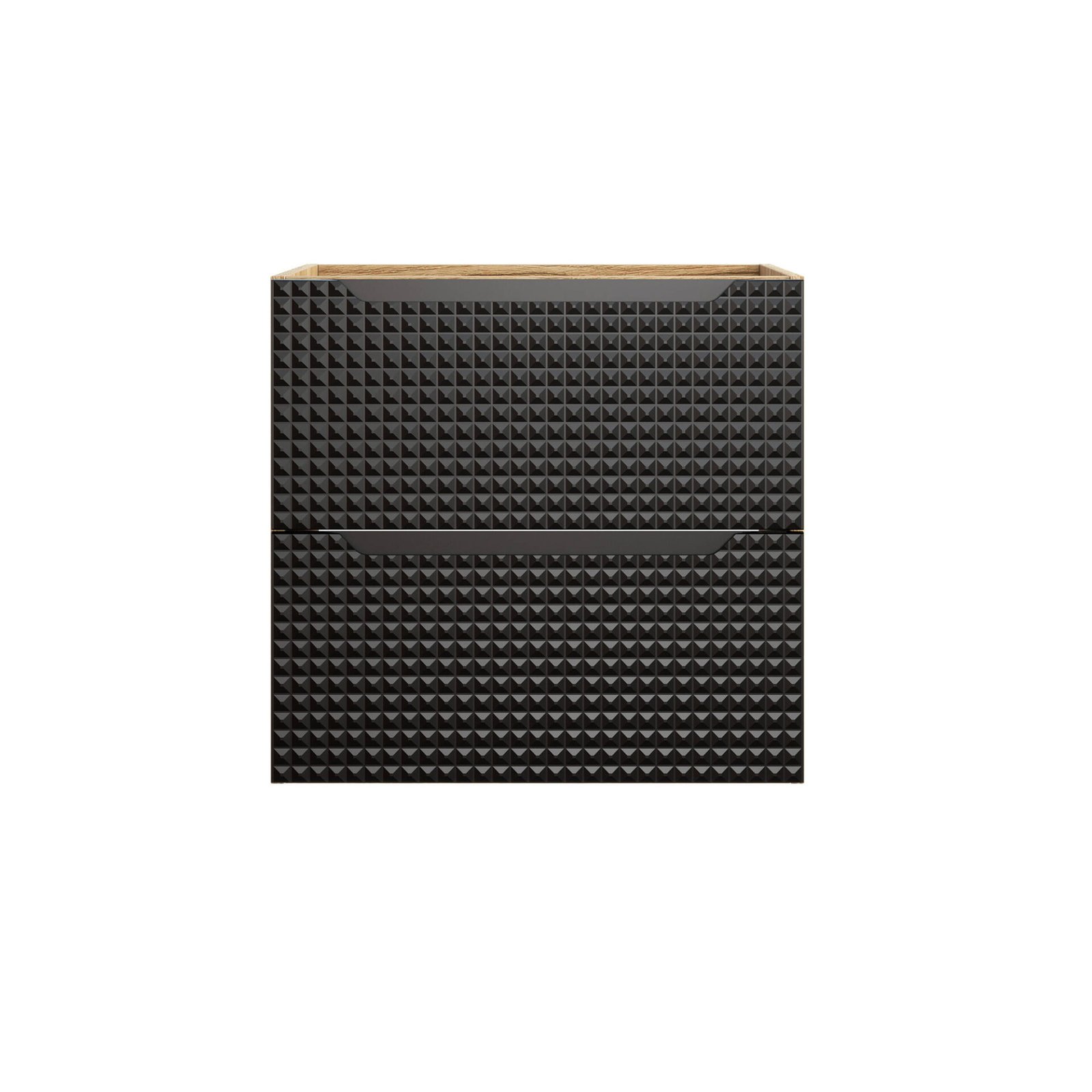 60 cm Luxor black washbasin cabinet - Image 3
