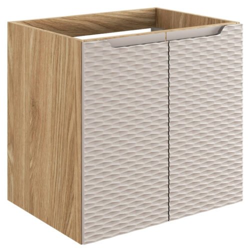 Washbasin cabinet, 60 cm, ocean beige