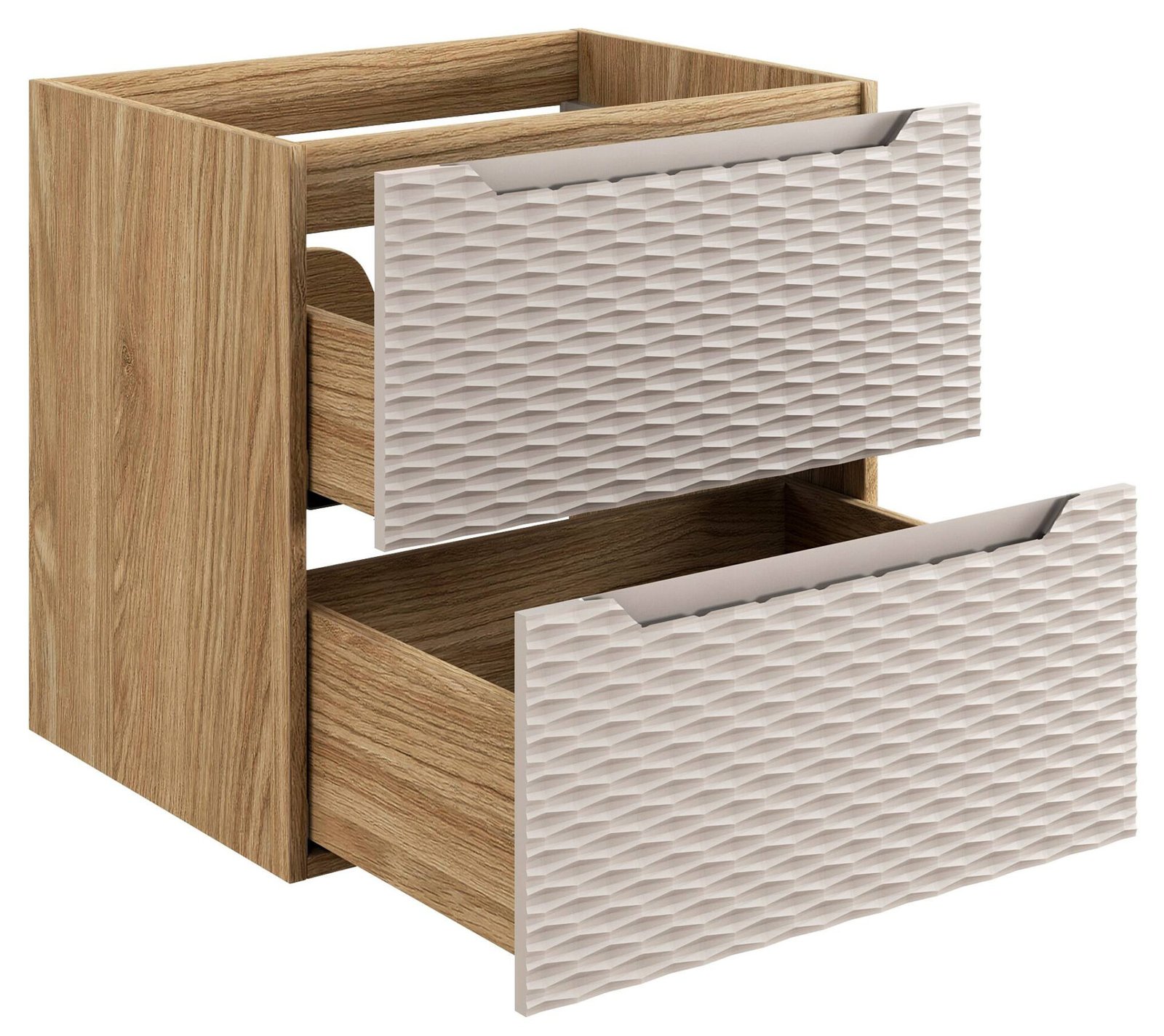 Washbasin cabinet, 60 cm, ocean beige - Image 3