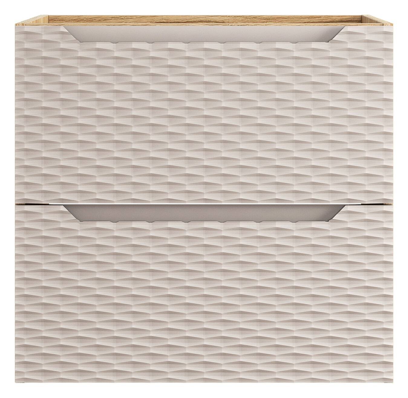 Washbasin cabinet, 60 cm, ocean beige - Image 2