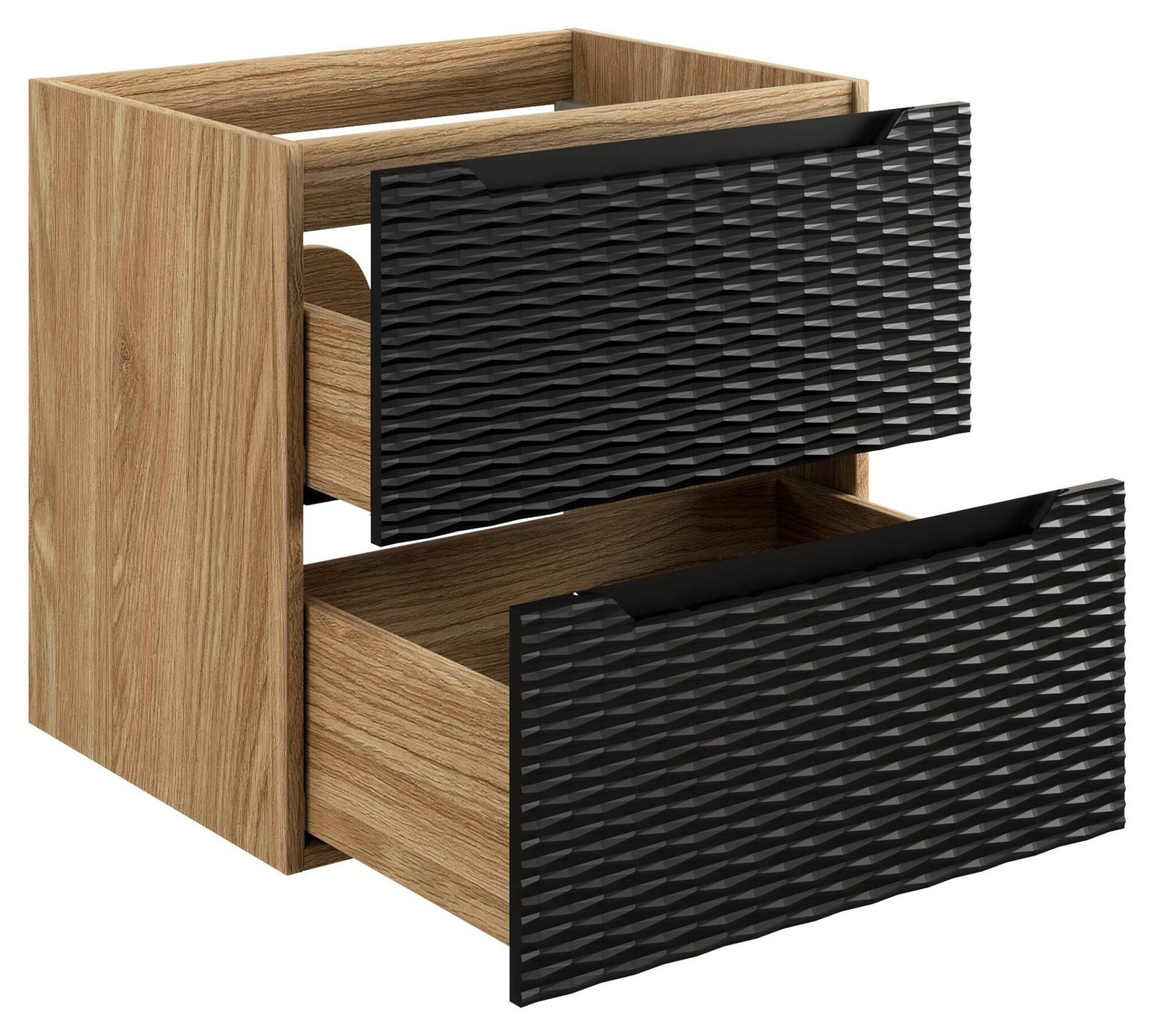 Washbasin cabinet, 60 cm, ocean black - Image 2