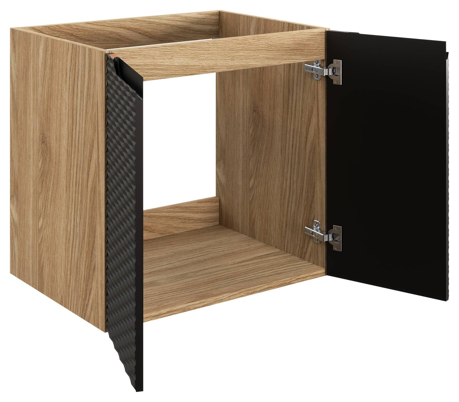 Washbasin cabinet, 60 cm, ocean black - Image 3