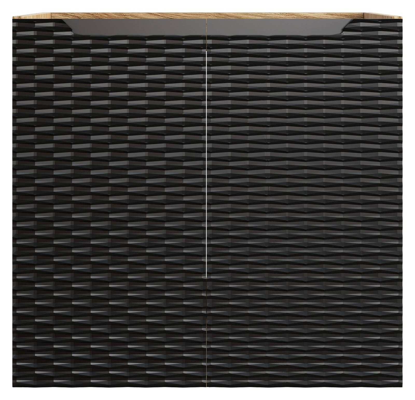 Washbasin cabinet, 60 cm, ocean black - Image 2
