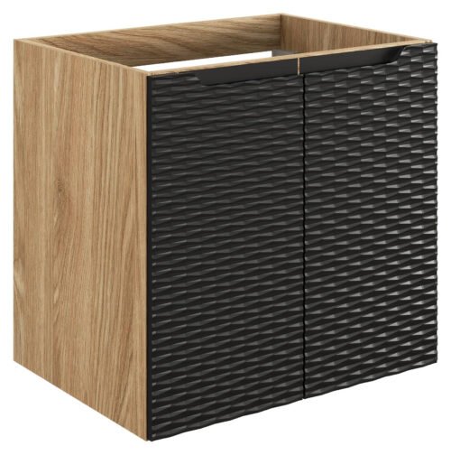 Washbasin cabinet, 60 cm, ocean black