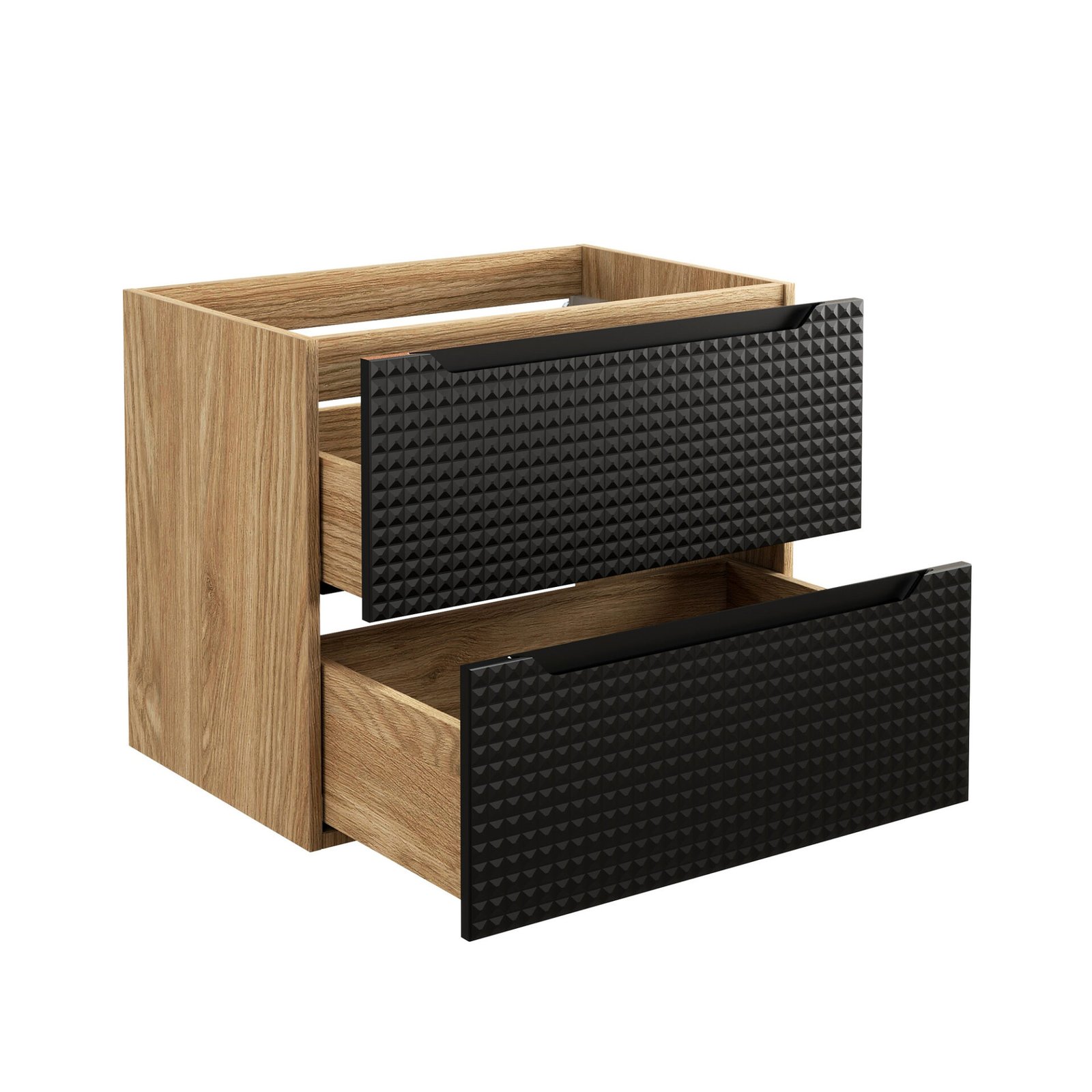 Washbasin cabinet 70 cm, black, Luxor - Image 3