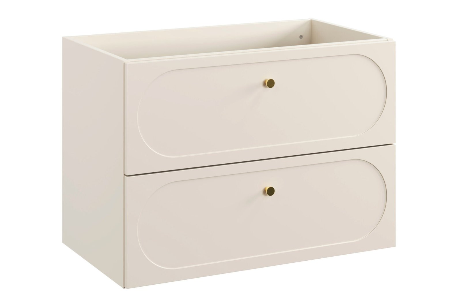 Donna Sand washbasin cabinet with countertop, 80 cm, 2 drawers, set - Image 7