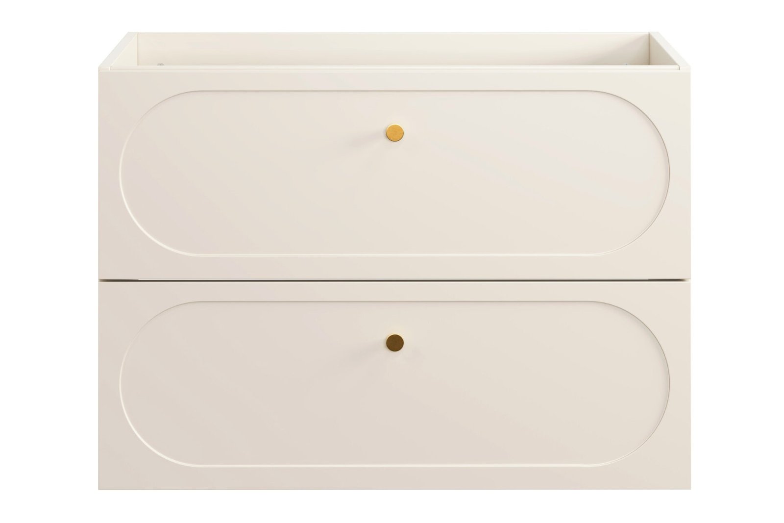 Donna Sand 80 cm washbasin cabinet with 2 drawers - Image 3