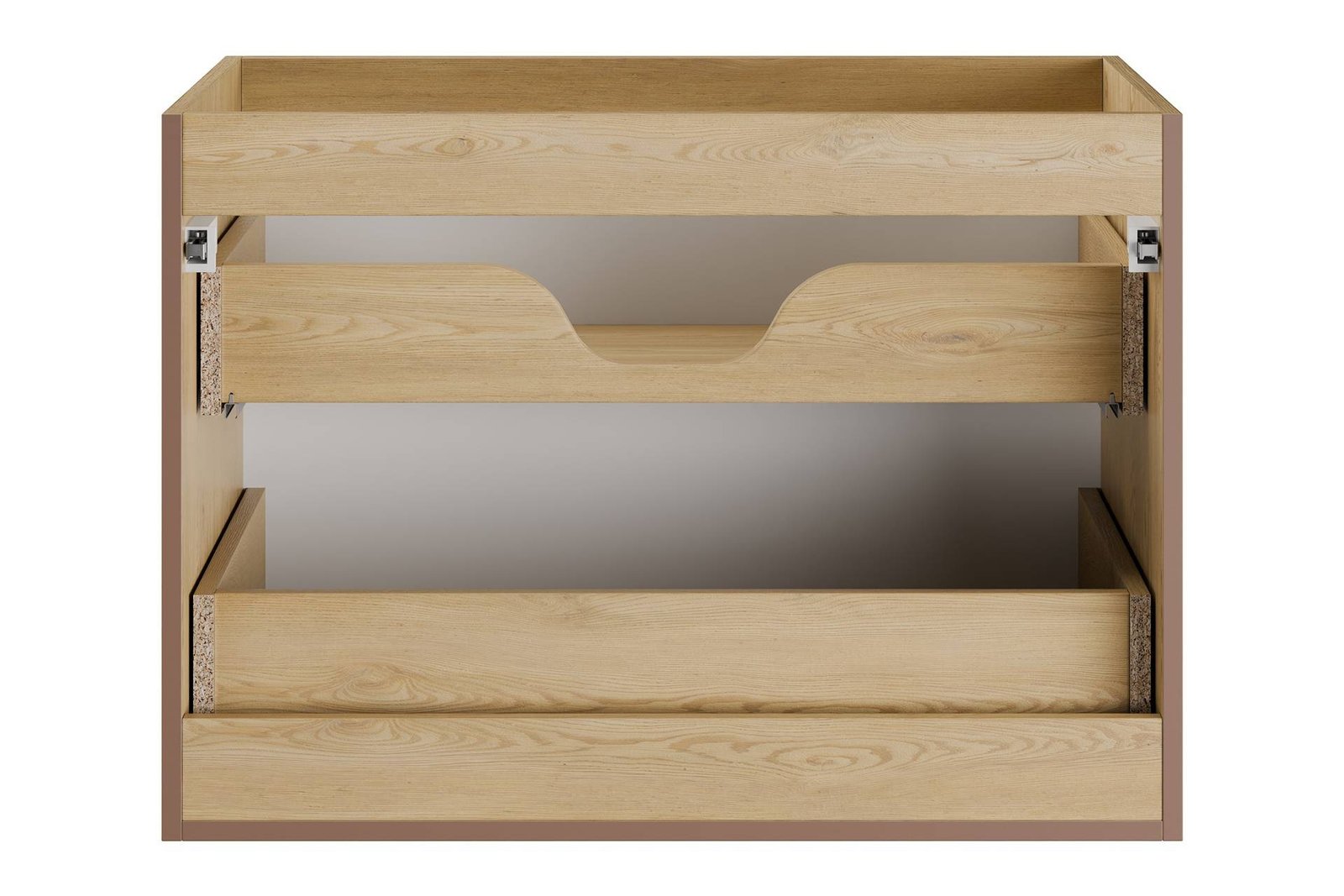 Nordic Cremona washbasin cabinet with 2 drawers, 80 cm - Image 4