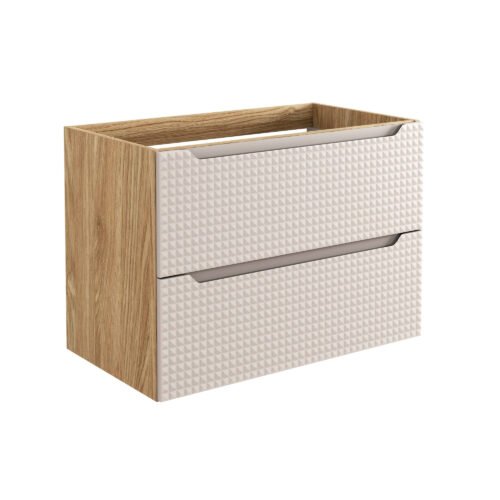 Washbasin cabinet, 80 cm, Luxor beige