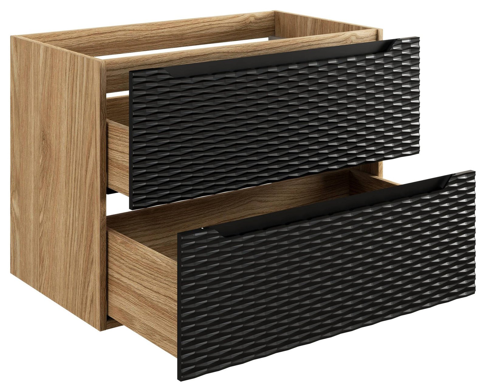 Washbasin cabinet, 80 cm, ocean black - Image 3
