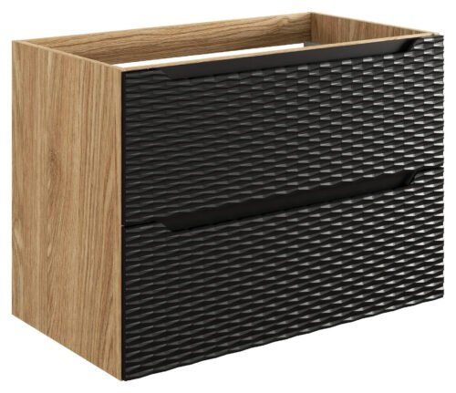 Washbasin cabinet, 80 cm, ocean black
