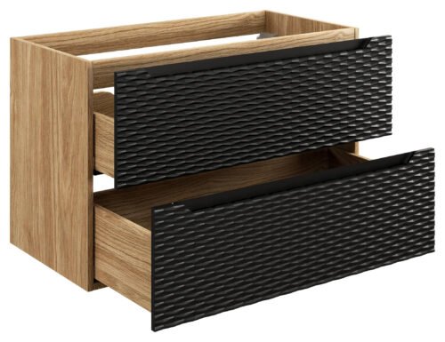 Washbasin cabinet 90 cm, ocean black