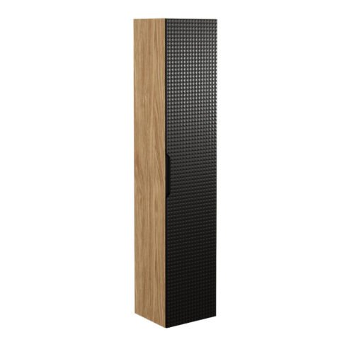 LUXOR BLACK tall cabinet