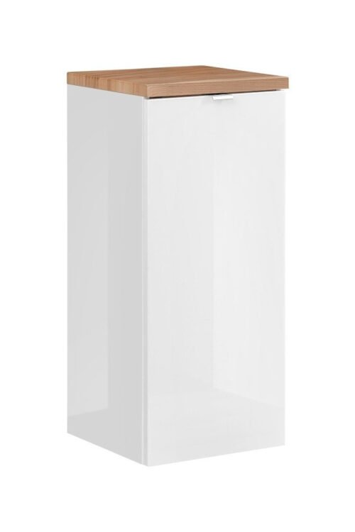 Low cabinet with basket Capri white 811