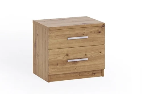 The Rico Artisan Oak bedside table with drawers is a functional piece of furniture with a timeless design, the perfect table for the bedroom
