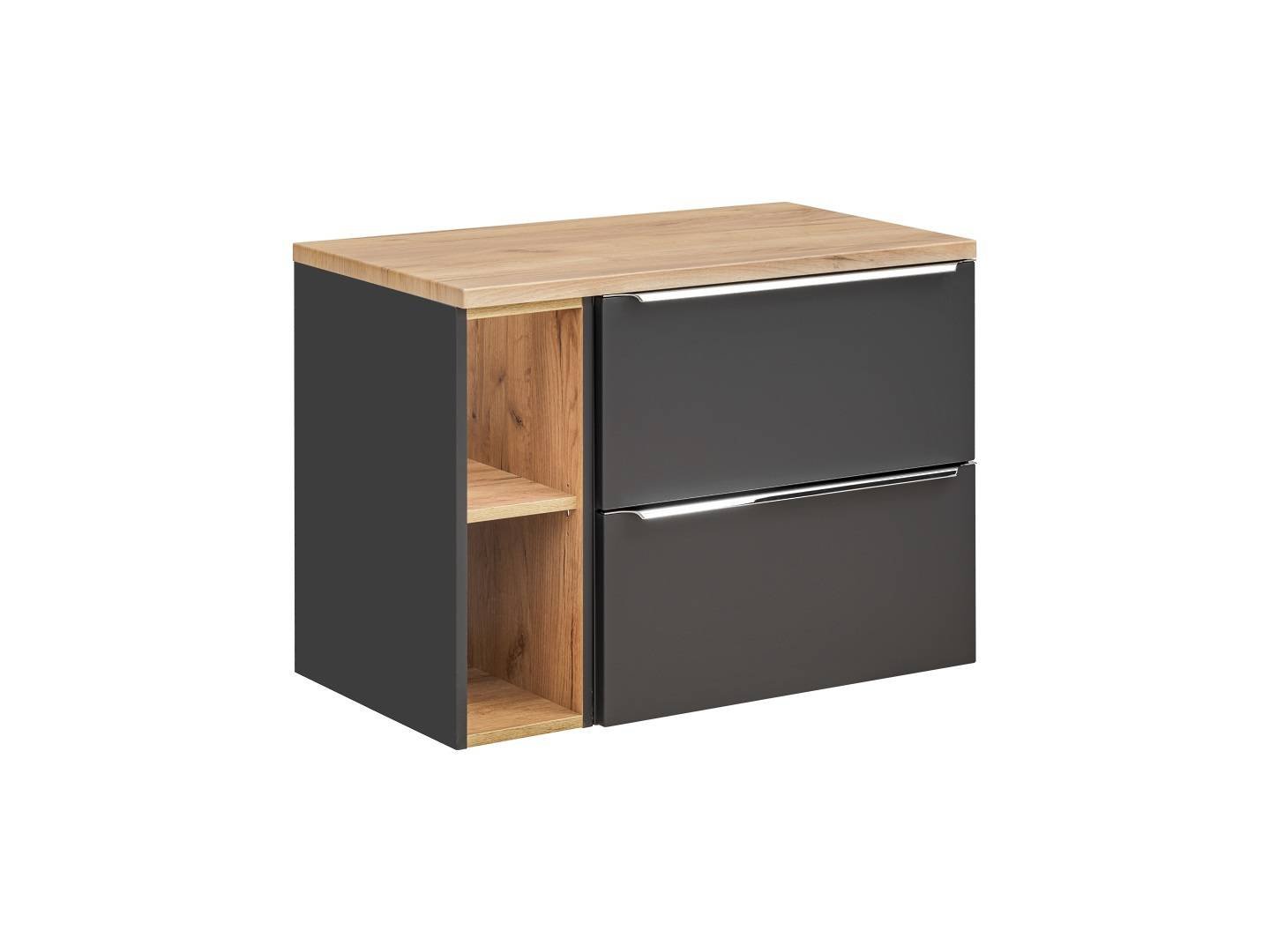 80 cm Capri Cosmos 820 washbasin cabinet + column + countertop - Image 2