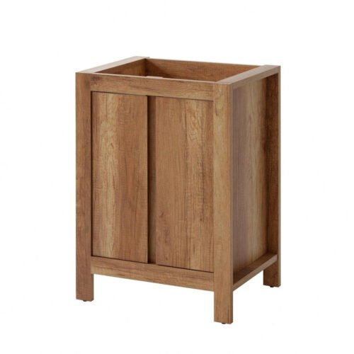 Classic oak washbasin cabinet 60 cm 2D