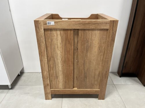 Classic oak washbasin cabinet 60 cm 2D_01
