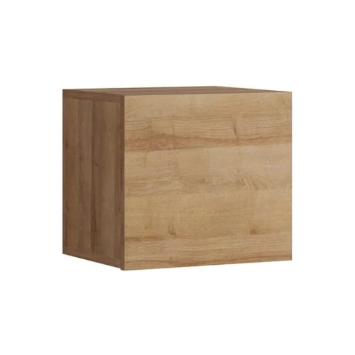 CALABRINI wall cabinet, 34 cm, golden oak, minimalist design, stylish cabinet for the living room, simple shape, suitable for any interior